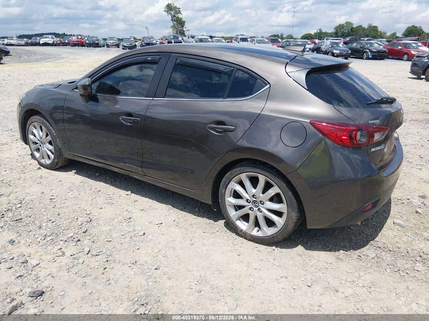 2015 Mazda 3 VIN JM1BM1L36F1274413 IAAI salvage auction — RIGHT FRONT, Salvage Title, sold $875 on 2026-07-29 (photo 3)