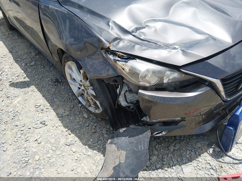 2015 Mazda 3 VIN JM1BM1L36F1274413 IAAI salvage auction — RIGHT FRONT, Salvage Title, sold $875 on 2026-07-29 (photo 6)