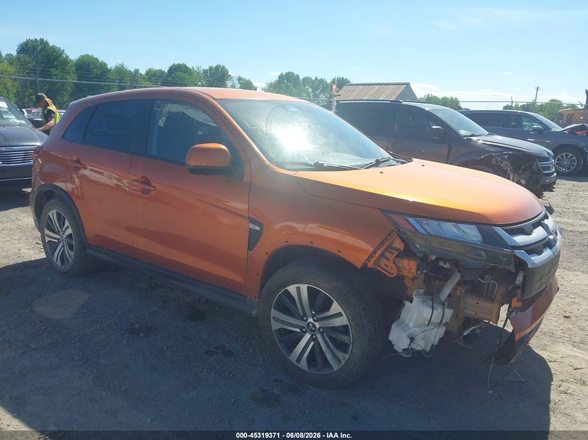 2022 Mitsubishi Outlander VIN JA4ARUAU7NU022476 IAAI salvage auction — FRONT END, Salvage Title, sold $6,500 on 2026-07-12 (photo 1)