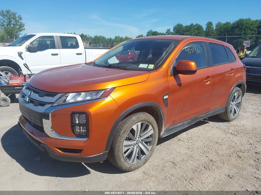 2022 Mitsubishi Outlander VIN JA4ARUAU7NU022476 IAAI salvage auction — FRONT END, Salvage Title, sold $6,500 on 2026-07-12 (photo 2)