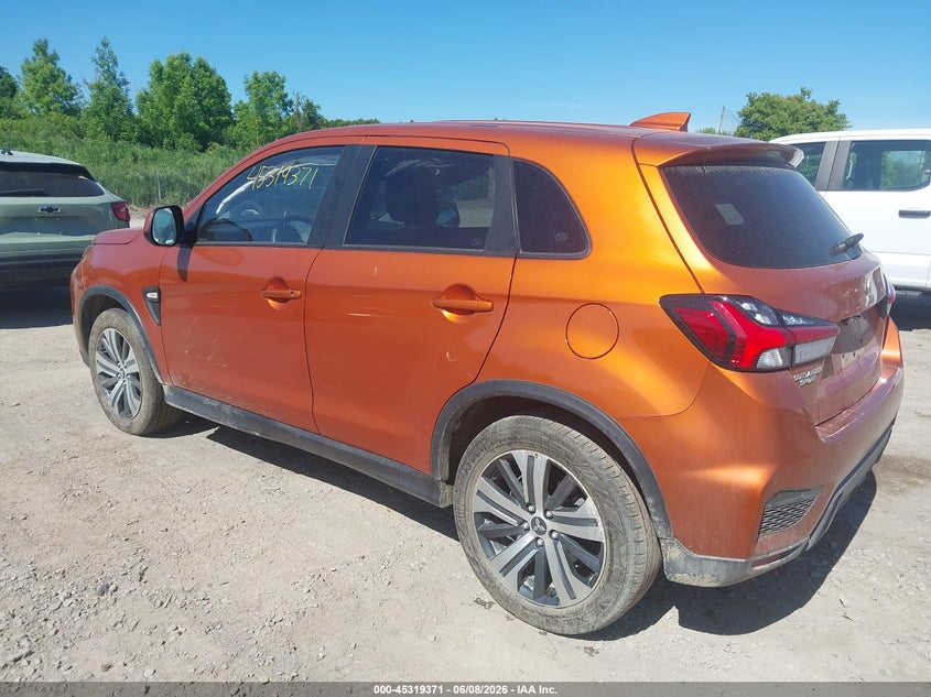 2022 Mitsubishi Outlander VIN JA4ARUAU7NU022476 IAAI salvage auction — FRONT END, Salvage Title, sold $6,500 on 2026-07-12 (photo 3)