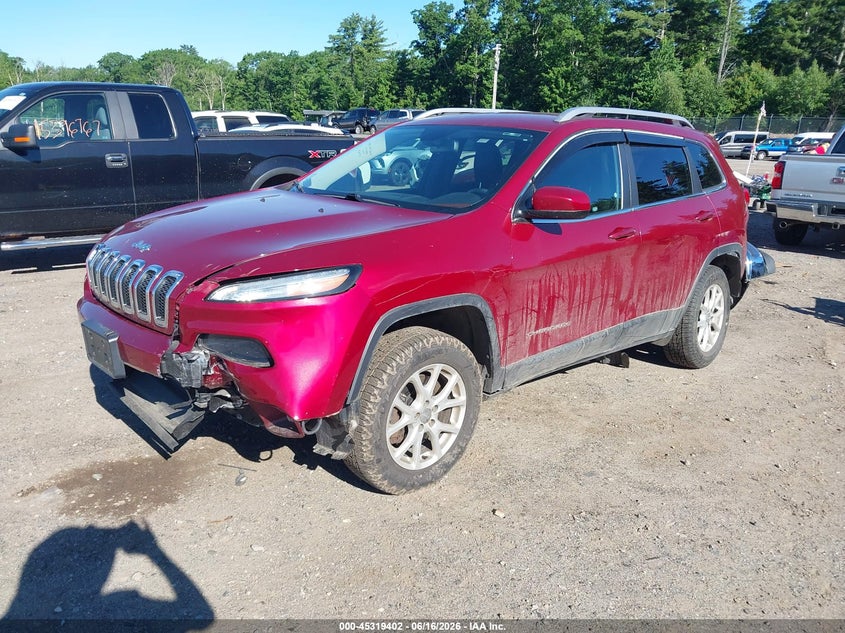 2017 Jeep Cherokee VIN 1C4PJMCS1HW579847 IAAI salvage auction — FRONT & REAR, Salvage (Massachusetts), sold $500 on 2026-07-18 (photo 2)