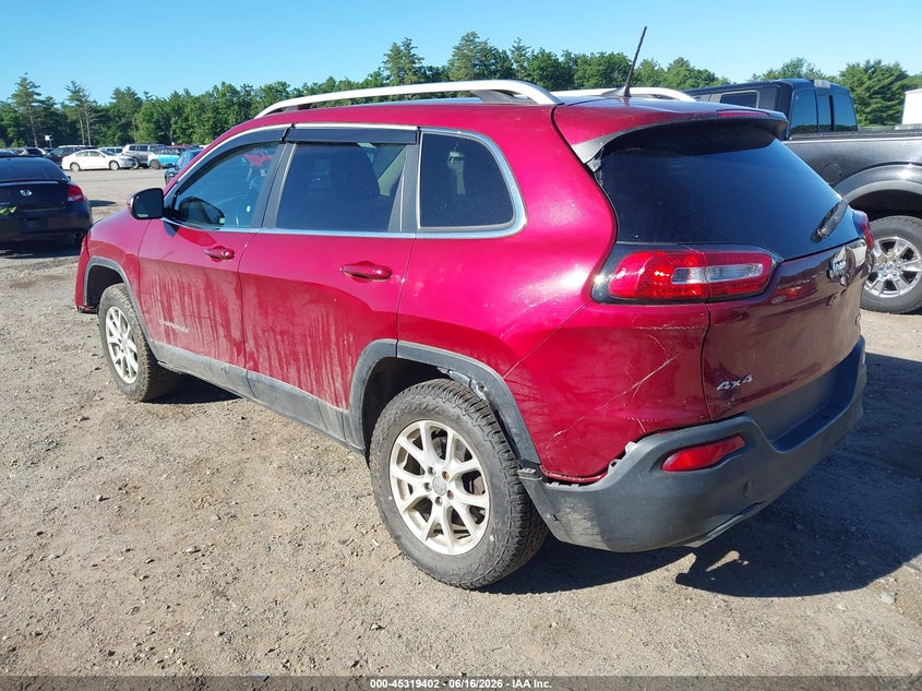 2017 Jeep Cherokee VIN 1C4PJMCS1HW579847 IAAI salvage auction — FRONT & REAR, Salvage (Massachusetts), sold $500 on 2026-07-18 (photo 3)