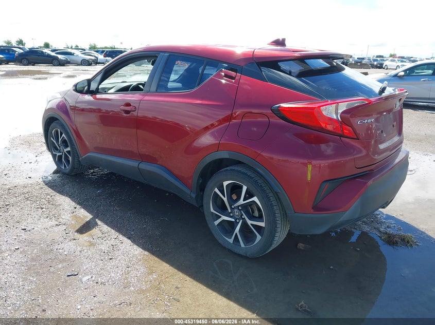 2018 Toyota C-hr VIN NMTKHMBX2JR051984 IAAI salvage auction — HAIL, Original (Texas), sold $7,500 on 2026-08-29 (photo 3)