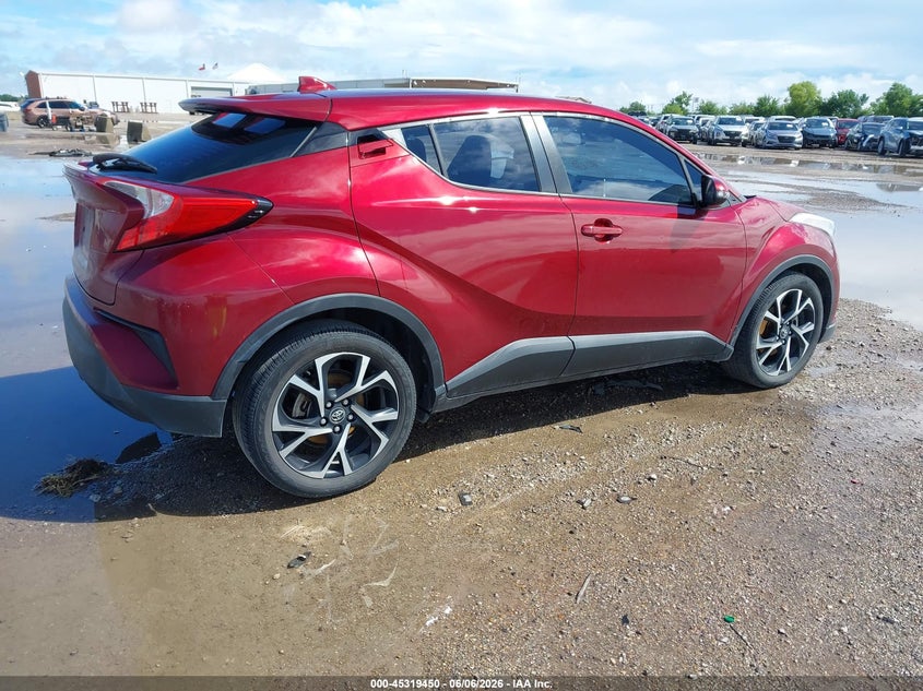 2018 Toyota C-hr VIN NMTKHMBX2JR051984 IAAI salvage auction — HAIL, Original (Texas), sold $7,500 on 2026-08-29 (photo 4)