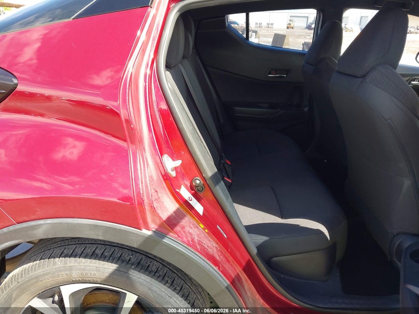 2018 Toyota C-hr VIN NMTKHMBX2JR051984 IAAI salvage auction — HAIL, Original (Texas), sold $7,500 on 2026-08-29 (photo 8)