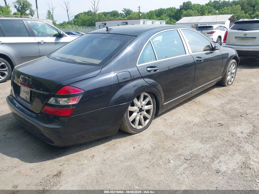 2008 Mercedes-benz S-klasse VIN WDDNG71X68A176097 IAAI salvage auction — SALT WATER, Salvage (Maryland), sold $525 on 2026-07-28 (photo 4)
