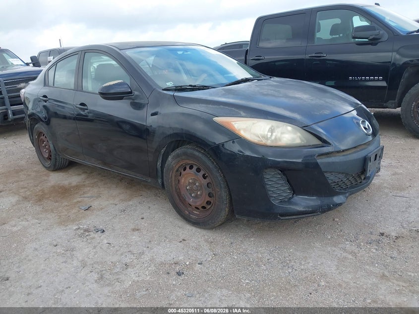 2013 Mazda 3 VIN JM1BL1TF5D1725244 IAAI salvage auction — NORMAL WEAR, Original (Texas), sold $825 on 2026-07-13 (photo 1)