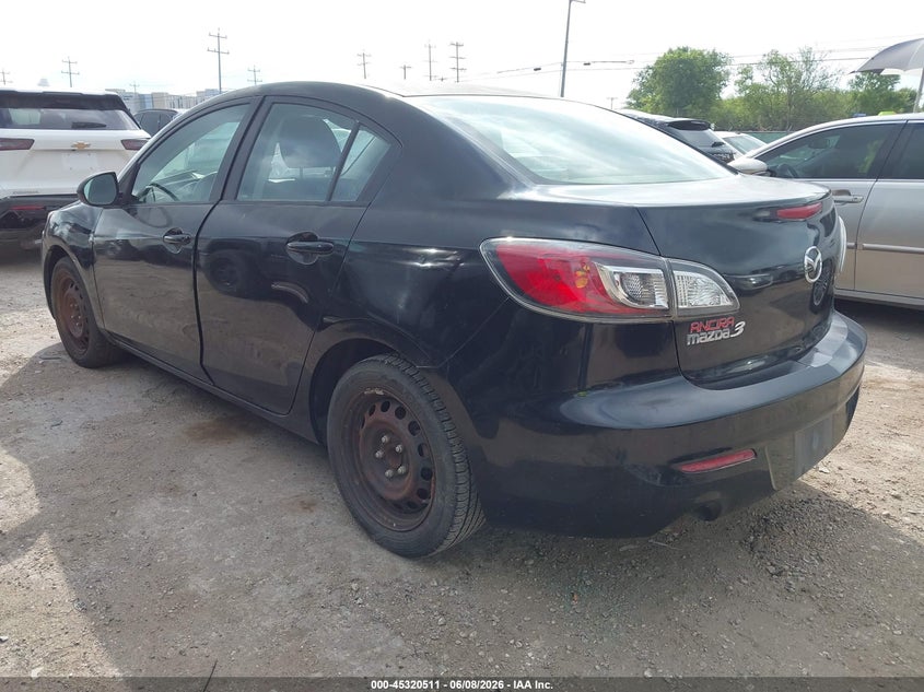 2013 Mazda 3 VIN JM1BL1TF5D1725244 IAAI salvage auction — NORMAL WEAR, Original (Texas), sold $825 on 2026-07-13 (photo 3)