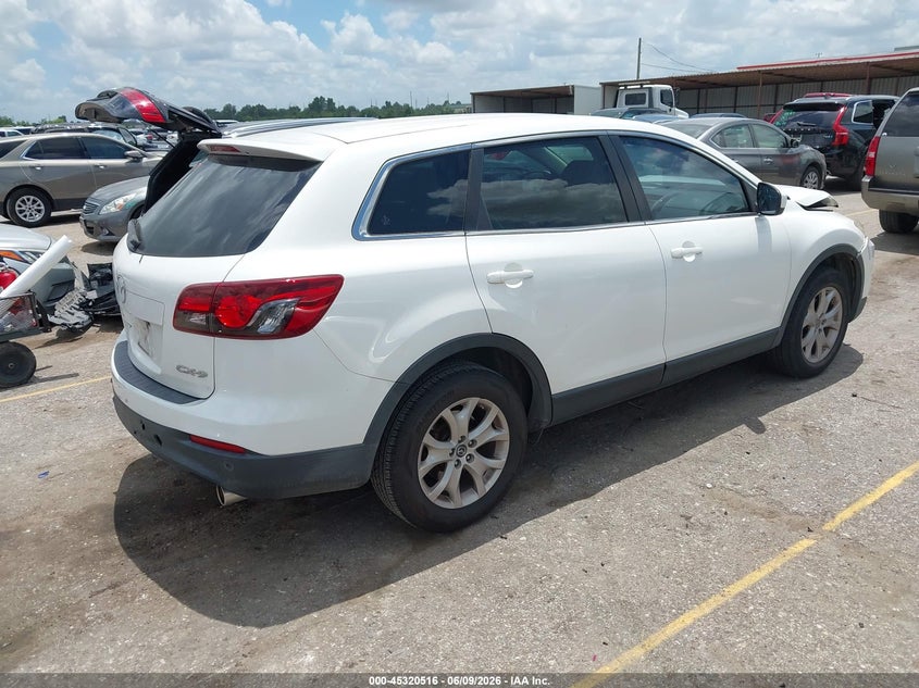 2014 Mazda Cx-9 VIN JM3TB2CA4E0444665 IAAI salvage auction — FRONT END, Salvage Title, sold $1,425 on 2026-07-15 (photo 4)