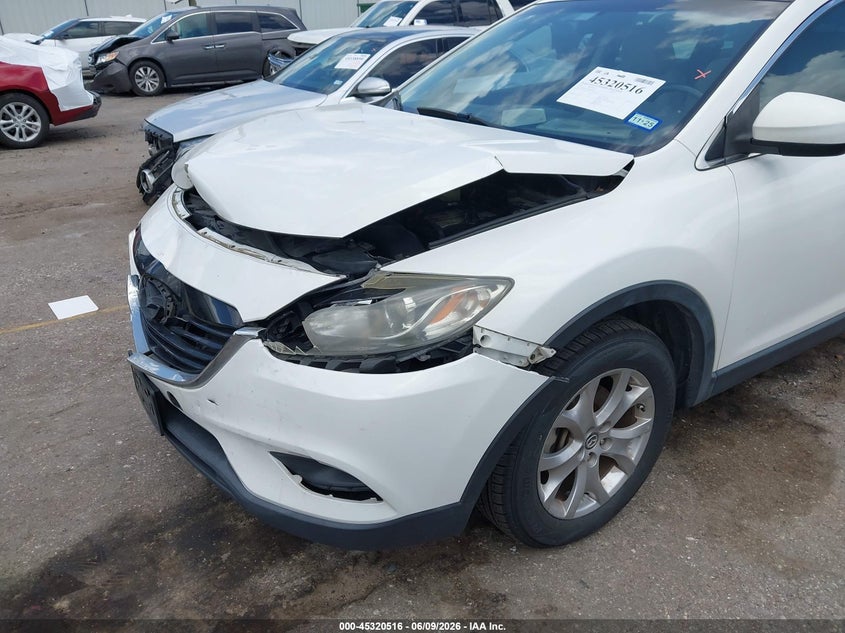 2014 Mazda Cx-9 VIN JM3TB2CA4E0444665 IAAI salvage auction — FRONT END, Salvage Title, sold $1,425 on 2026-07-15 (photo 6)
