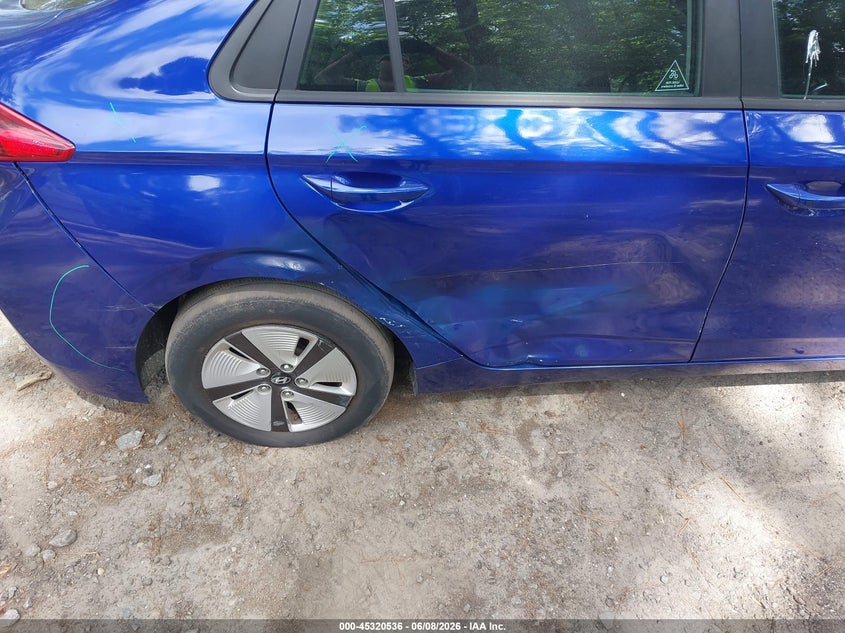 2019 Hyundai Ioniq VIN KMHC65LC5KU178931 IAAI salvage auction — REAR END, Salvage Title, sold $1,200 on 2026-07-28 (photo 6)