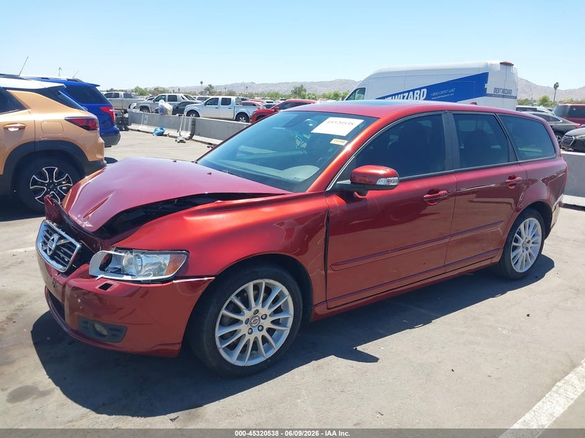 2011 Volvo V50 VIN YV1672MW1B2606067 IAAI salvage auction — FRONT END, Salvage (Arizona), sold $700 on 2026-07-14 (photo 2)