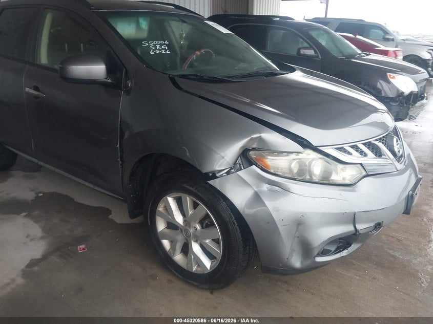 2014 Nissan Murano VIN JN8AZ1MU1EW405693 IAAI salvage auction — REPOSSESSION, Nrc Lienholder Repossession Paperwork (Texas), sold $800 on 2026-07-17 (photo 6)