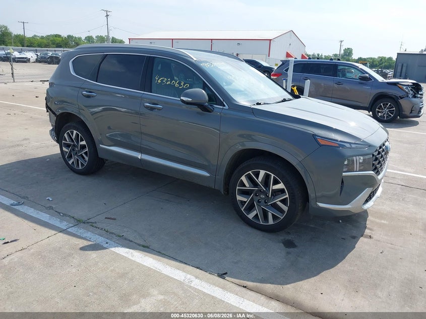 2023 Hyundai Santa fe VIN 5NMS5DAL4PH637932 IAAI salvage auction — REAR END, Salvage (Indiana), sold $8,350 on 2026-07-31 (photo 1)