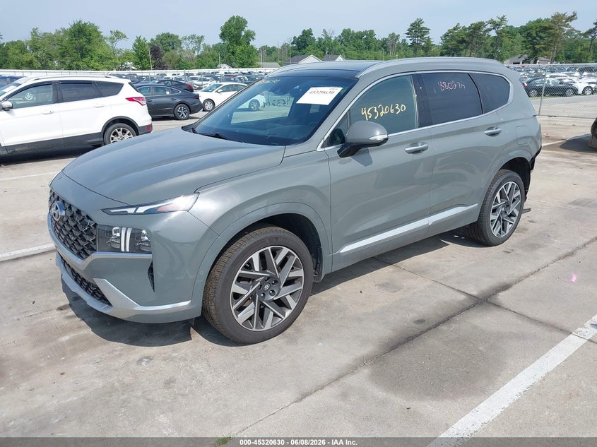 2023 Hyundai Santa fe VIN 5NMS5DAL4PH637932 IAAI salvage auction — REAR END, Salvage (Indiana), sold $8,350 on 2026-07-31 (photo 2)