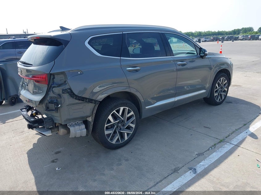 2023 Hyundai Santa fe VIN 5NMS5DAL4PH637932 IAAI salvage auction — REAR END, Salvage (Indiana), sold $8,350 on 2026-07-31 (photo 4)
