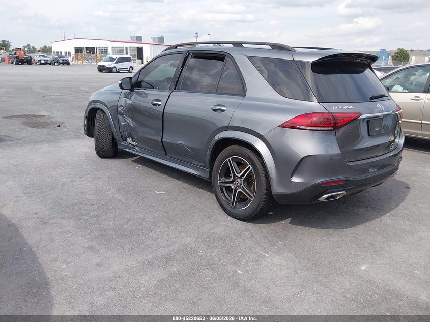 2021 Mercedes-benz Gle VIN 4JGFB5KB1MA449165 IAAI salvage auction — RIGHT FRONT, Salvage Title, sold $20,300 on 2026-07-18 (photo 3)