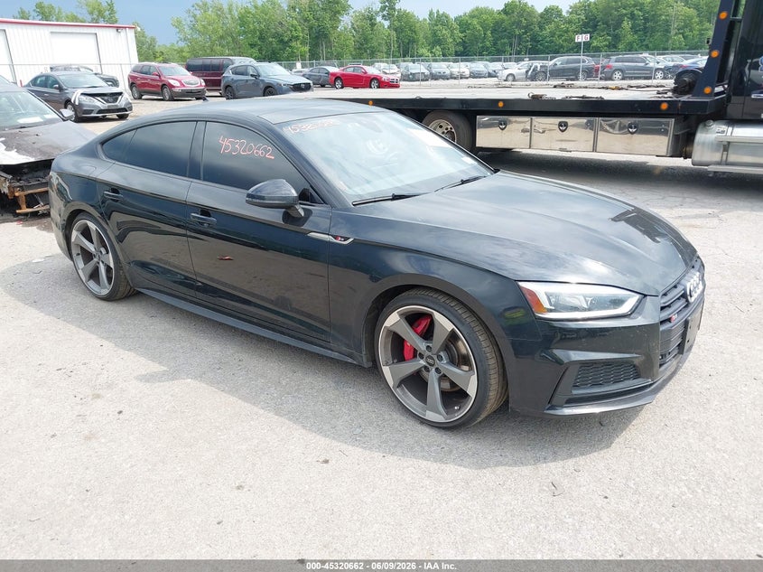 2019 Audi S5 VIN WAUB4CF54KA064599 IAAI salvage auction — REAR END, Mv-907A (New York), sold $7,100 on 2026-07-28 (photo 1)
