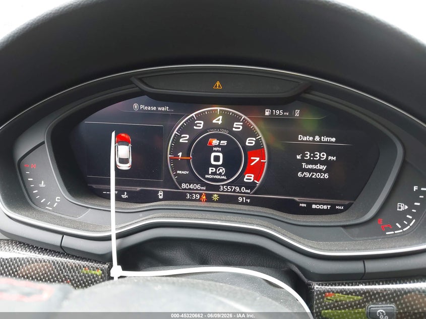 2019 Audi S5 VIN WAUB4CF54KA064599 IAAI salvage auction — REAR END, Mv-907A (New York), sold $7,100 on 2026-07-28 (photo 7)