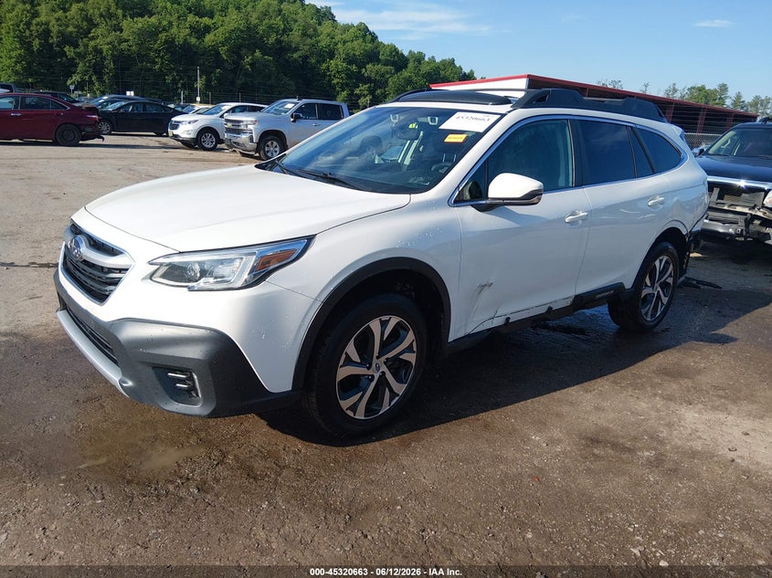2022 Subaru Outback VIN 4S4BTANC8N3229813 IAAI salvage auction — REAR END, Salvage Title, sold $6,100 on 2026-08-29 (photo 2)