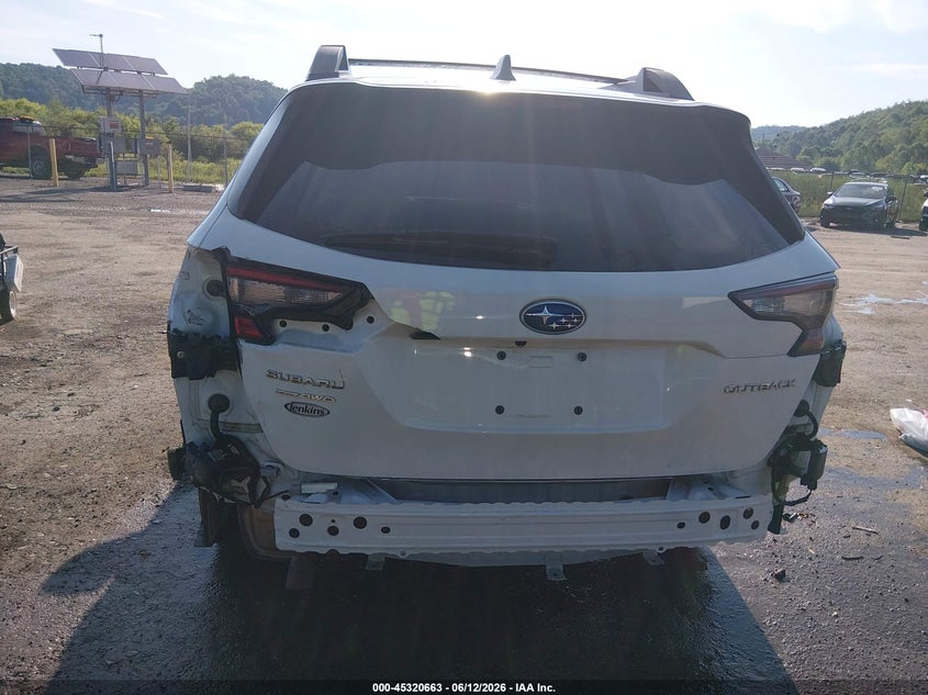 2022 Subaru Outback VIN 4S4BTANC8N3229813 IAAI salvage auction — REAR END, Salvage (West Virginia), sold $6,500 on 2026-09-06 (photo 6)