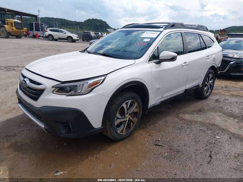 2022 Subaru Outback VIN 4S4BTANC8N3229813 IAAI salvage auction — REAR END, Salvage (West Virginia), sold $6,500 on 2026-09-06 (photo 2)
