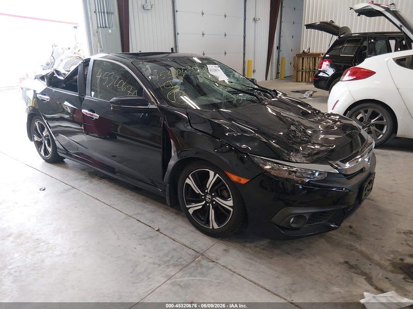 2018 Honda Civic VIN JHMFC1F91JX012016 IAAI salvage auction — ROOF, Salvage Title, sold $25 on 2026-07-16 (photo 1)
