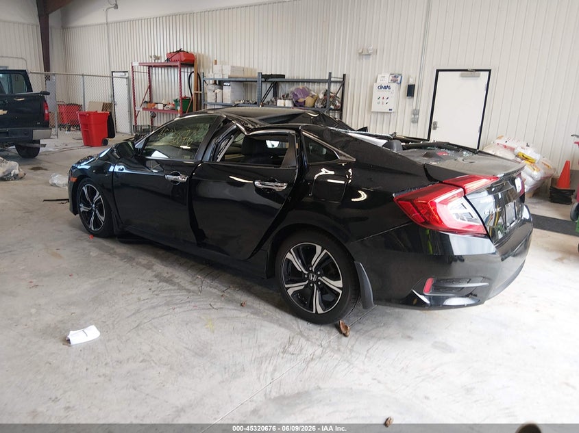 2018 Honda Civic VIN JHMFC1F91JX012016 IAAI salvage auction — ROOF, Salvage Title, sold $25 on 2026-07-16 (photo 3)