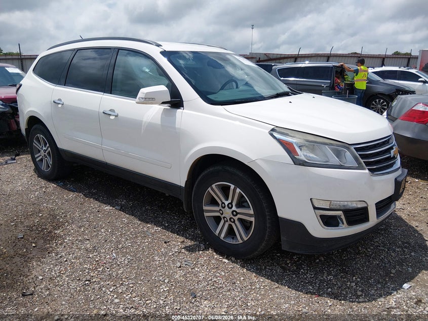 2015 Chevrolet Traverse VIN 1GNKRHKD5FJ331356 IAAI salvage auction — FRONT END, Salvage Title, sold $225 on 2026-07-09 (photo 1)