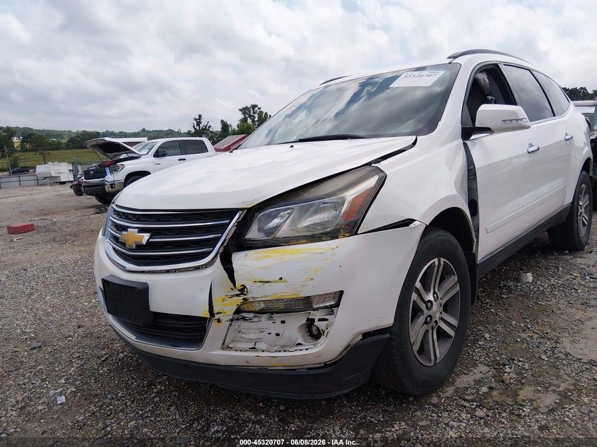 2015 Chevrolet Traverse VIN 1GNKRHKD5FJ331356 IAAI salvage auction — FRONT END, Salvage Title, sold $225 on 2026-07-09 (photo 6)