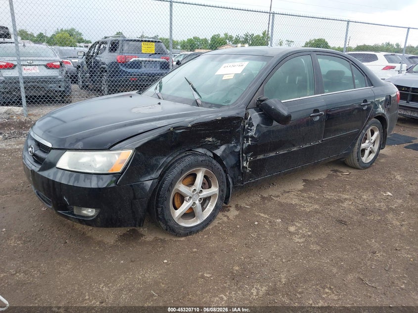 2008 Hyundai Sonata VIN 5NPEU46F28H336647 IAAI salvage auction — FRONT & REAR, Salvage (Ohio), sold $300 on 2026-07-23 (photo 2)