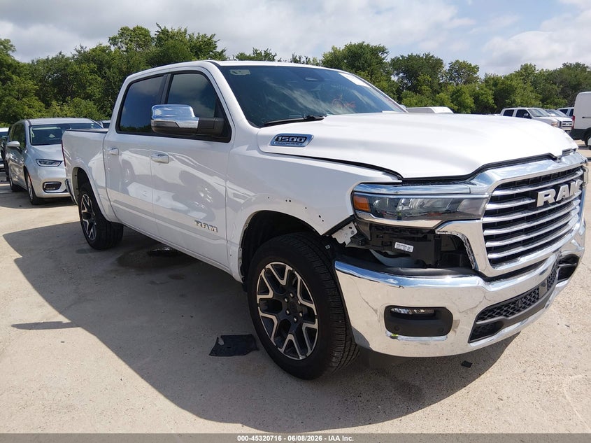 2026 Ram 1500 VIN 1C6SRFJP0TN290915 IAAI salvage auction — FRONT END, Enterprise Vehicles Clear Only (Tennessee), sold $38,550 on 2026-07-29 (photo 1)