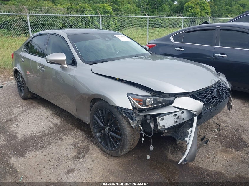 2017 Lexus Is VIN JTHBA1D20H5046304 IAAI salvage auction — FRONT END, Salvage Title, sold $550 on 2026-07-21 (photo 1)