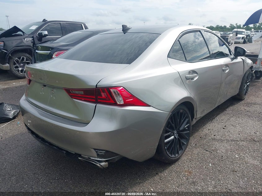 2017 Lexus Is VIN JTHBA1D20H5046304 IAAI salvage auction — FRONT END, Salvage Title, sold $550 on 2026-07-21 (photo 4)