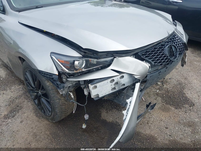 2017 Lexus Is VIN JTHBA1D20H5046304 IAAI salvage auction — FRONT END, Salvage Title, sold $550 on 2026-07-21 (photo 6)
