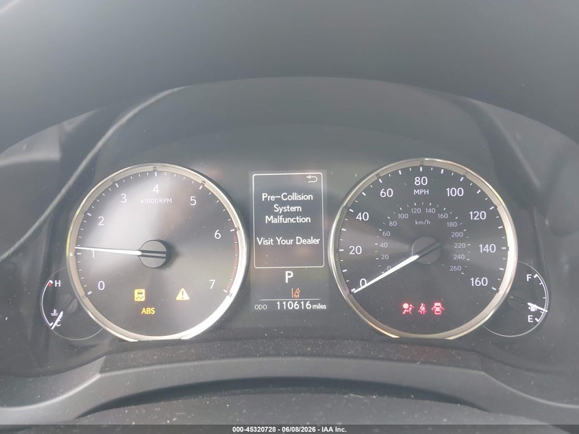 2017 Lexus Is VIN JTHBA1D20H5046304 IAAI salvage auction — FRONT END, Salvage Title, sold $550 on 2026-07-21 (photo 7)