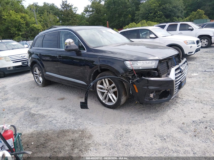 2018 Audi Q7 VIN WA1VAAF72JD053459 IAAI salvage auction — NORMAL WEAR, Clear (South Carolina), sold $3,300 on 2026-07-21 (photo 1)
