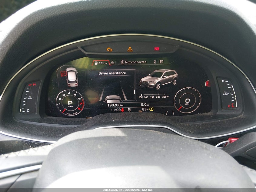 2018 Audi Q7 VIN WA1VAAF72JD053459 IAAI salvage auction — NORMAL WEAR, Clear (South Carolina), sold $3,300 on 2026-07-21 (photo 7)