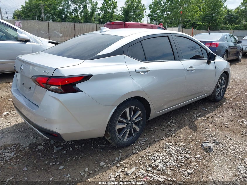 2021 Nissan Versa VIN 3N1CN8EV0ML826358 IAAI salvage auction — LEFT SIDE, Salvage Title, sold $2,300 on 2026-09-05 (photo 4)