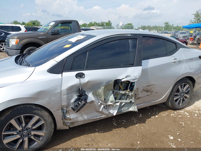 2021 Nissan Versa VIN 3N1CN8EV0ML826358 IAAI salvage auction — LEFT SIDE, Salvage Title, sold $2,300 on 2026-09-05 (photo 6)