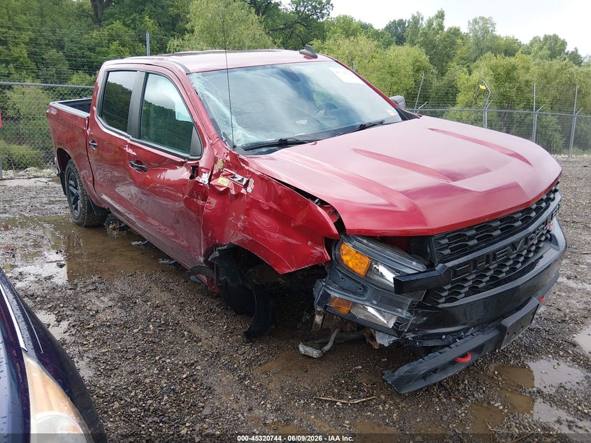 2022 Chevrolet Silverado VIN 1GCPYCEK9NZ138657 — IAAI salvage auction photo