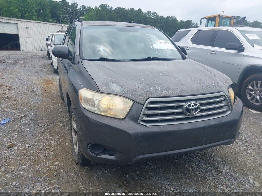 2008 Toyota Highlander VIN JTEDS41A782028884 IAAI salvage auction — LEFT SIDE, Salvage (Georgia), sold $300 on 2026-07-28 (photo 1)
