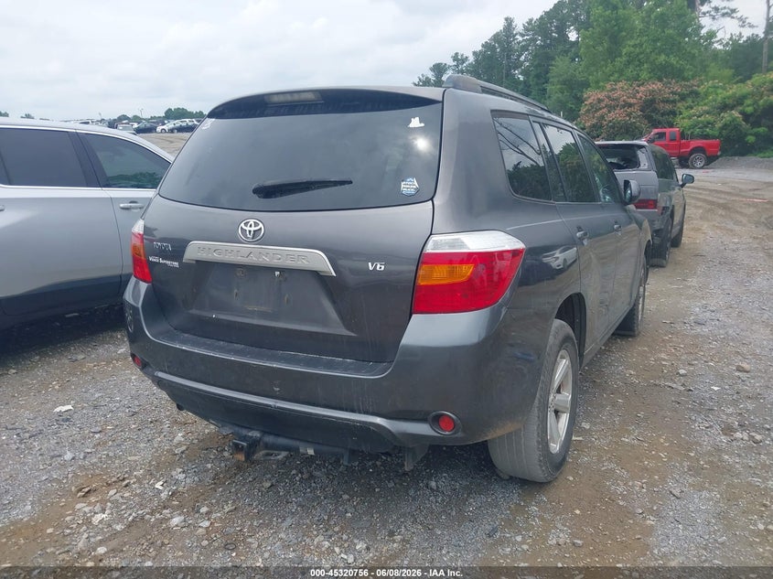 2008 Toyota Highlander VIN JTEDS41A782028884 IAAI salvage auction — LEFT SIDE, Salvage (Georgia), sold $300 on 2026-07-28 (photo 4)