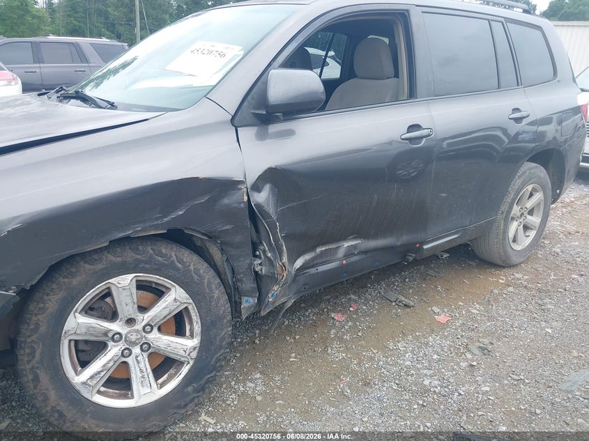 2008 Toyota Highlander VIN JTEDS41A782028884 IAAI salvage auction — LEFT SIDE, Salvage (Georgia), sold $300 on 2026-07-28 (photo 6)