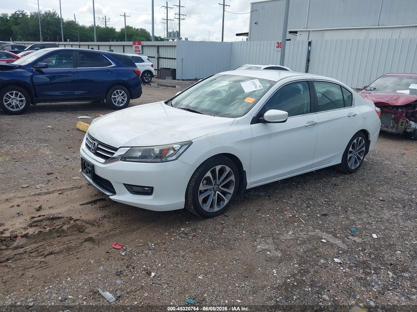 2015 Honda Accord VIN 1HGCR2F57FA104295 IAAI salvage auction — RIGHT REAR, Salvage Title, sold $3,600 on 2026-07-29 (photo 2)