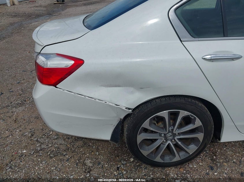 2015 Honda Accord VIN 1HGCR2F57FA104295 IAAI salvage auction — RIGHT REAR, Salvage Title, sold $3,600 on 2026-07-29 (photo 6)