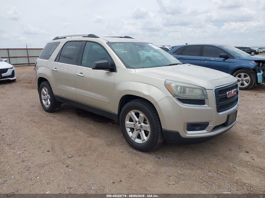 2013 Gmc Acadia VIN 1GKKVPKD1DJ236776 IAAI salvage auction — HAIL, Original (Texas), sold $25 on 2026-08-24 (photo 1)