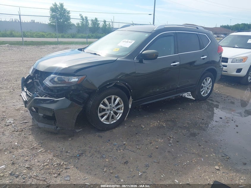 2017 Nissan Rogue VIN KNMAT2MV2HP575572 IAAI salvage auction — FRONT END, Clear (Wisconsin), sold $875 on 2026-07-16 (photo 2)