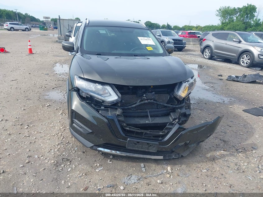 2017 Nissan Rogue VIN KNMAT2MV2HP575572 IAAI salvage auction — FRONT END, Clear (Wisconsin), sold $875 on 2026-07-16 (photo 6)